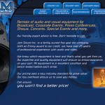 Jam Sound website design