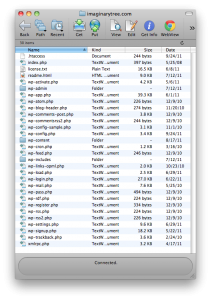 WordPress FTP Screen Capture WordPress FTP Screen Capture